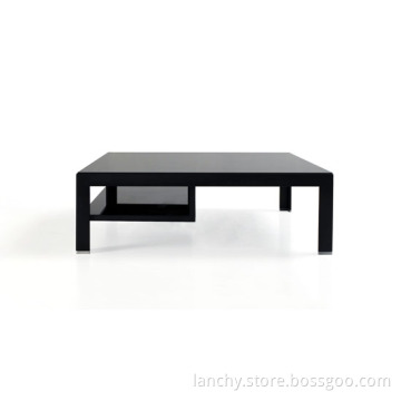 Tempered Glass Coffee Table Wih Metal Base (TT-FD110)